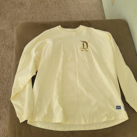 XL Disneyland Resort Cream Long Sleeve Shirt - Picture 5 of 6